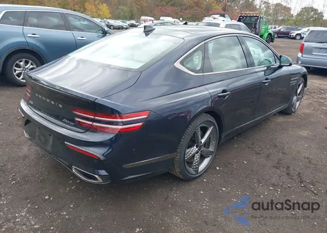 2025 Genesis G80 3.5T Sport Prestige Awd из США, поврежденный, VIN KMTGG4SD0SU282980